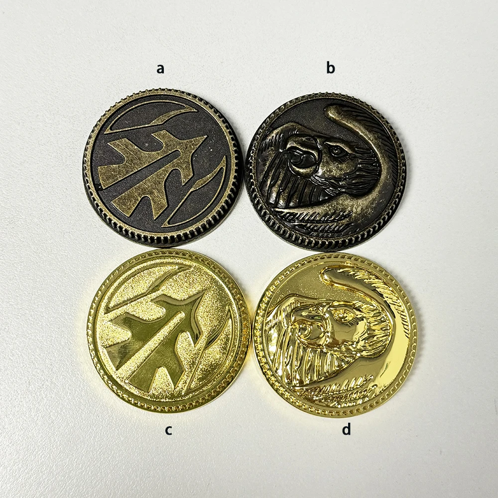 

Legacy FALCON Ninja Ninjetti TIGER Power Coin Gold / Weathered Made for Legacy Ranger Morpher Cosplay Prop