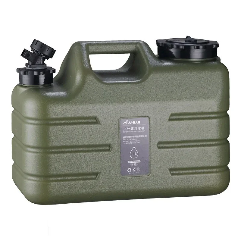 

11L Water Storage Bucket Outdoor Camping Picnic Large Capacity Car Portable Water Tank Household Water Storage with Faucet