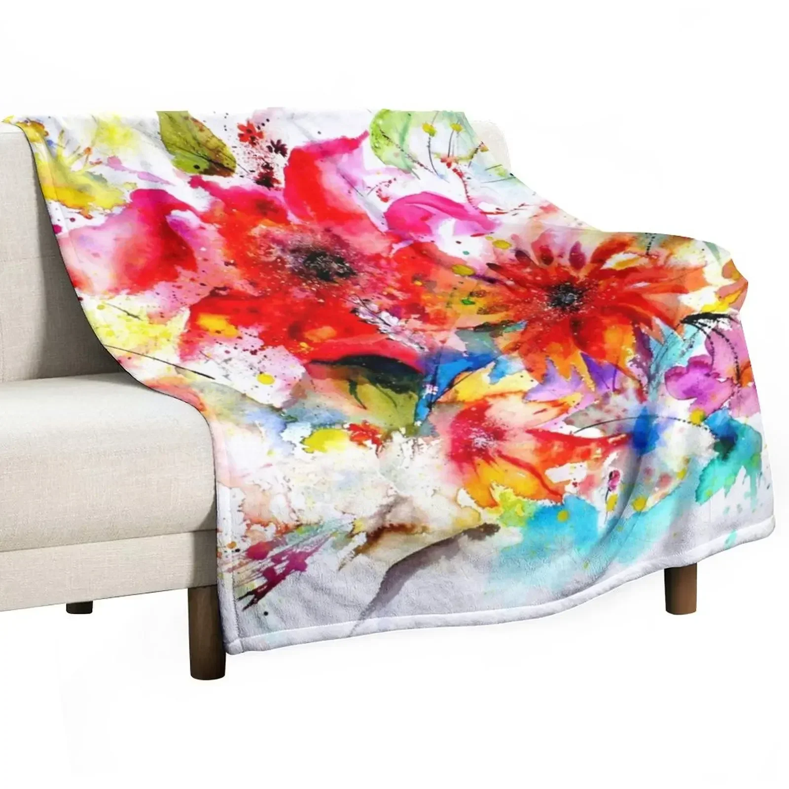 

Floral Throw Blanket Shaggy blankets and throws Blankets