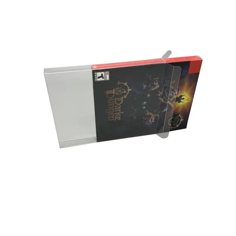 20PCS Transparent Clear Box for PS5 for SWITCH for Darkest Dungeon 2 limited Edition JP version PET Plastic Storage Display Box