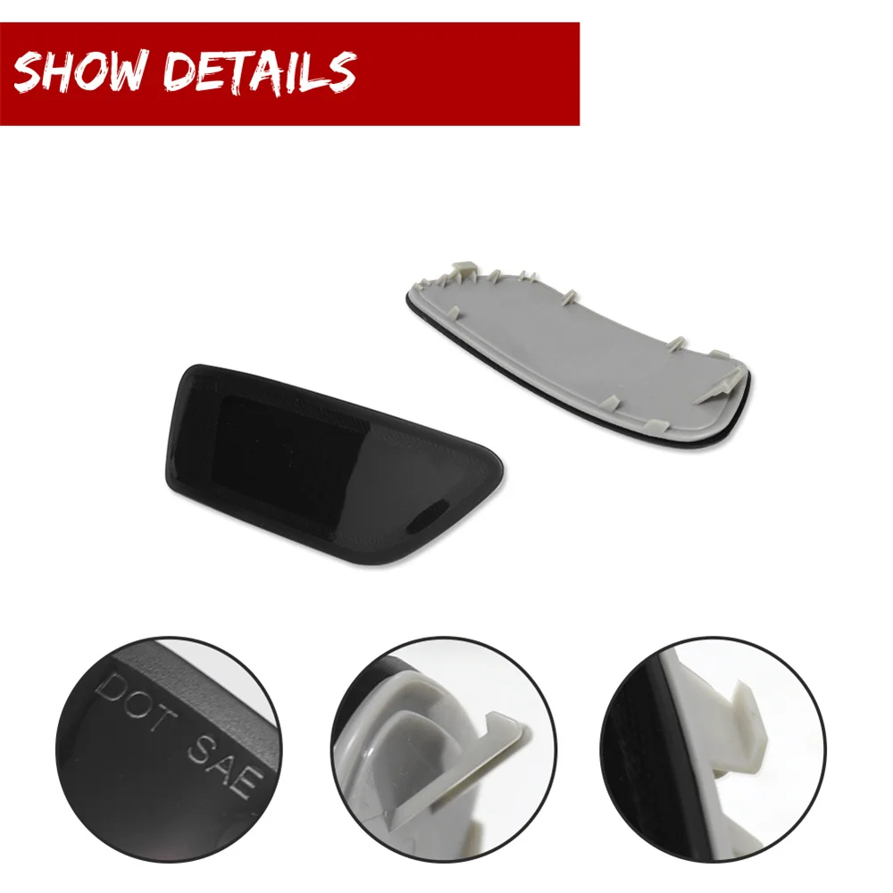 Car Rear Bumper Reflector Tail Brake Light Cover Housings For Jeep Grand Cherokee WK2 Compass For Dodge Journey No Bulb/Socket