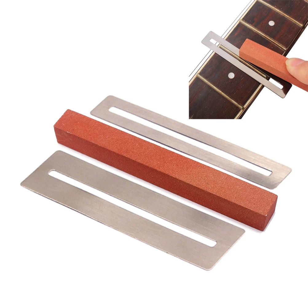 

Small and Silk Pieces Clean Beam Stone Fret Leveling Polish Finger Board Fretboard Protector