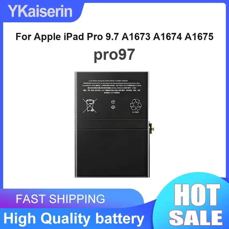 Tablet Battery Pro97 For Apple Ipad Pro 9.7 A1673 A1674 A1675 3700Mah Good Low-Temperature Performance