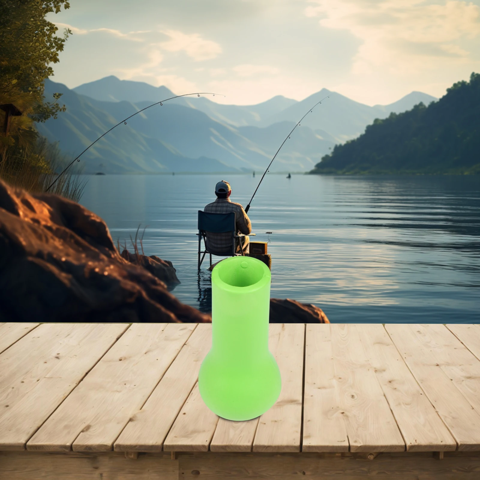 مسابقات الصيد معارك الأسماك الكبيرة الصيد رود حامل دعم معارك الأسماك الكبيرة مريحة معدات صيد الأسماك 8 مللي متر سمك إيفا