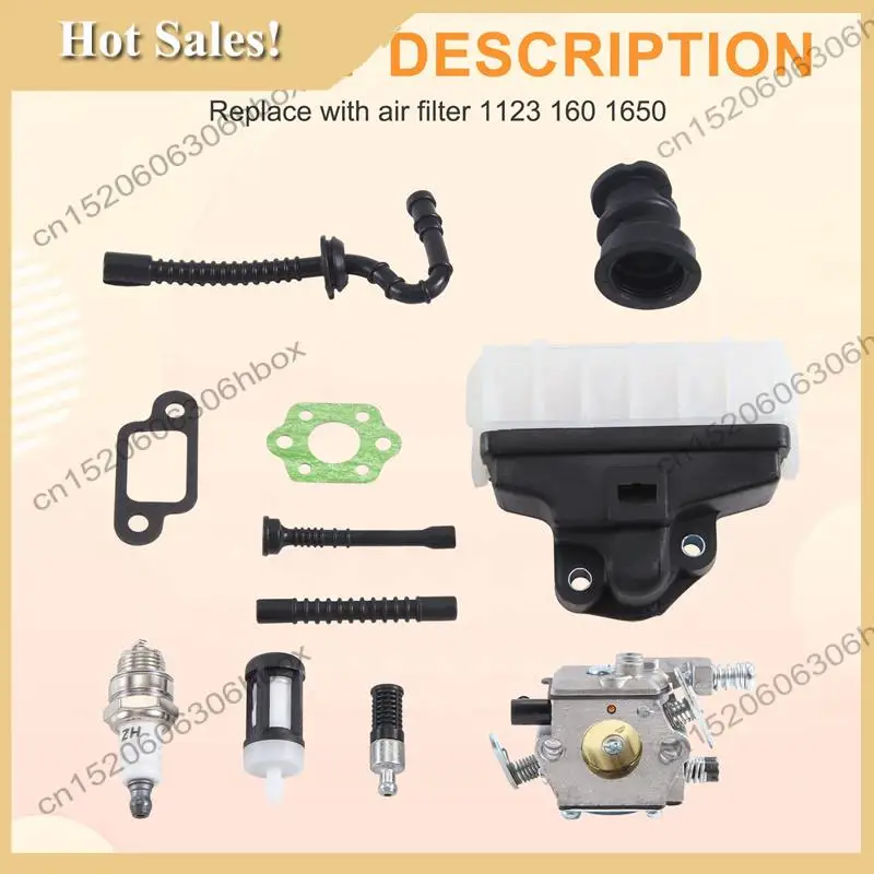 -HOPE Carburateur Luchtfilter Kit Voor Stihl 021 023 025 MS210 MS230 MS250 250 Kettingzaag 1123 120 0605, 1123 160 1650