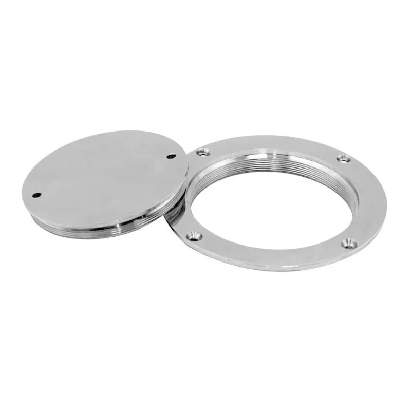 Stainless Steel Deck Disc 6-inch Yacht Handhole Cover Yacht Accessories Marine Hardware