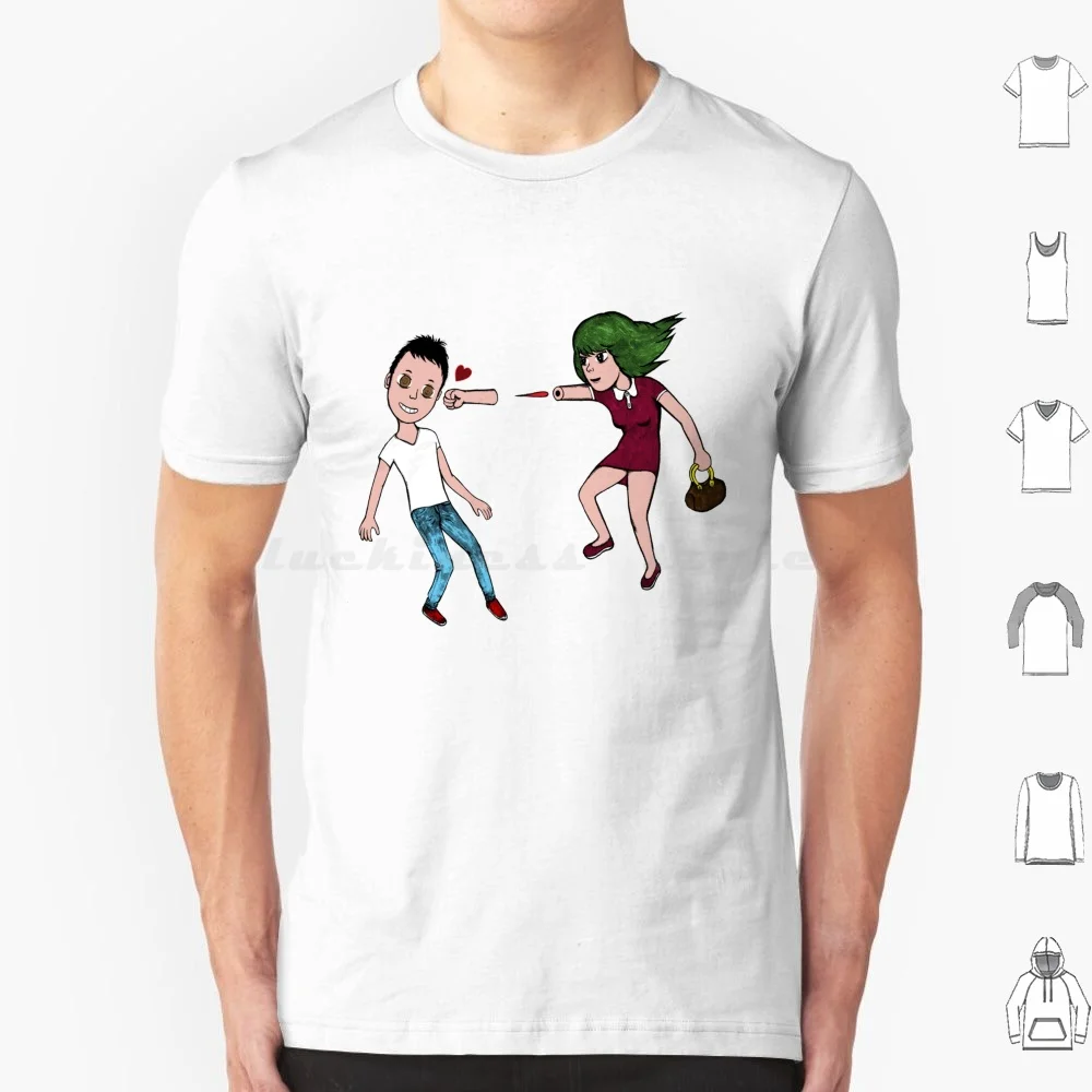 Camiseta Power Punch Girl Love Couple 6xl de algodão, camiseta estilosa, super-herói, luta super-humana, golpe, soco, punho, assalto