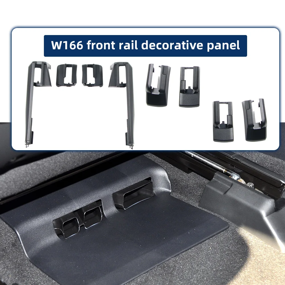 Seat Track Cover Rail Trim Front Left Right for Mercedes-Benz GLE W166 GLS W292 Black 1669190500 1669190800