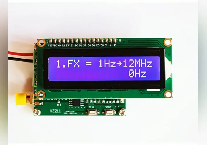 Wide Range Frequency Meter 1Hz-2.7GHz, RF HF Signal Counter for Low & High Frequency Testing