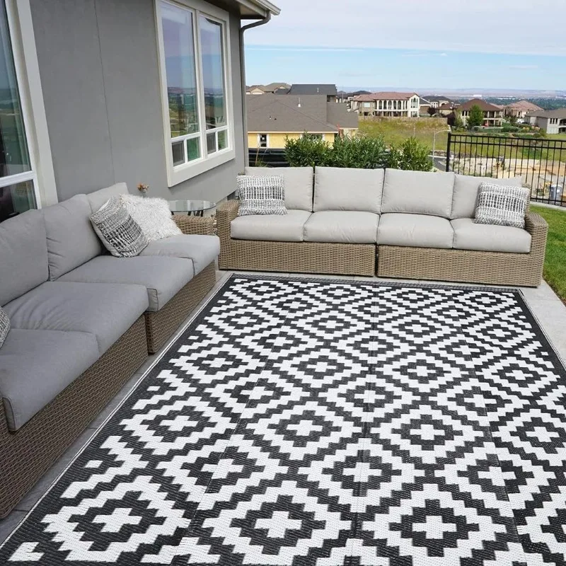 

Outdoor Folding Camping Mat Portable Moisture-proof Waterproof Stain-resistant Durable Beach Mat Comfortable Weaving Mats