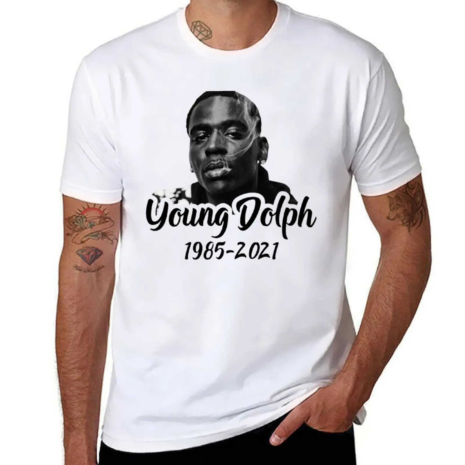 

t T-Shirt rip young t dolph man dolph shirt casual - man shirt cotton young