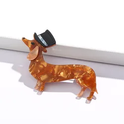 Dachshunds Pin Brooch For Backpacks, Cute Dachshunds Dog Pin, Spring Holiday Charms Accessory For Friends Women
