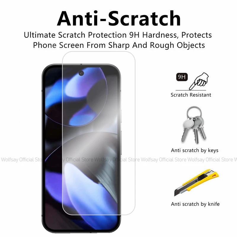 2/4PCS Screen Protector Für Google Pixel 9 Pixel 9 Pro XL Gehärtetem Glas Für Google Pixel 9 Pixel 9 Pro XL Volle Kleber Telefon Glas