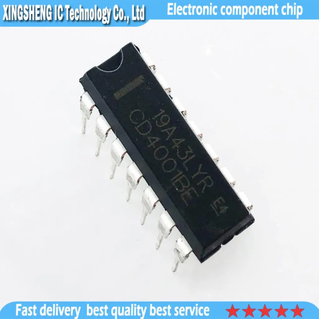 10pcs CD4001BE CD4001 DIP-14 재고 있음