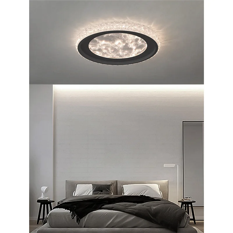 Dormitorio, lámpara de techo, lujo ligero, alto sentido, protección ocular, simple, moderna