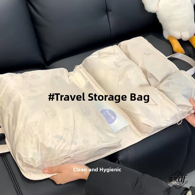 Travel Portable Luggage Organizer Bag Multifunctional Underwear Socks Separate Storage Bag Clothing Storage Bag for Outdoors