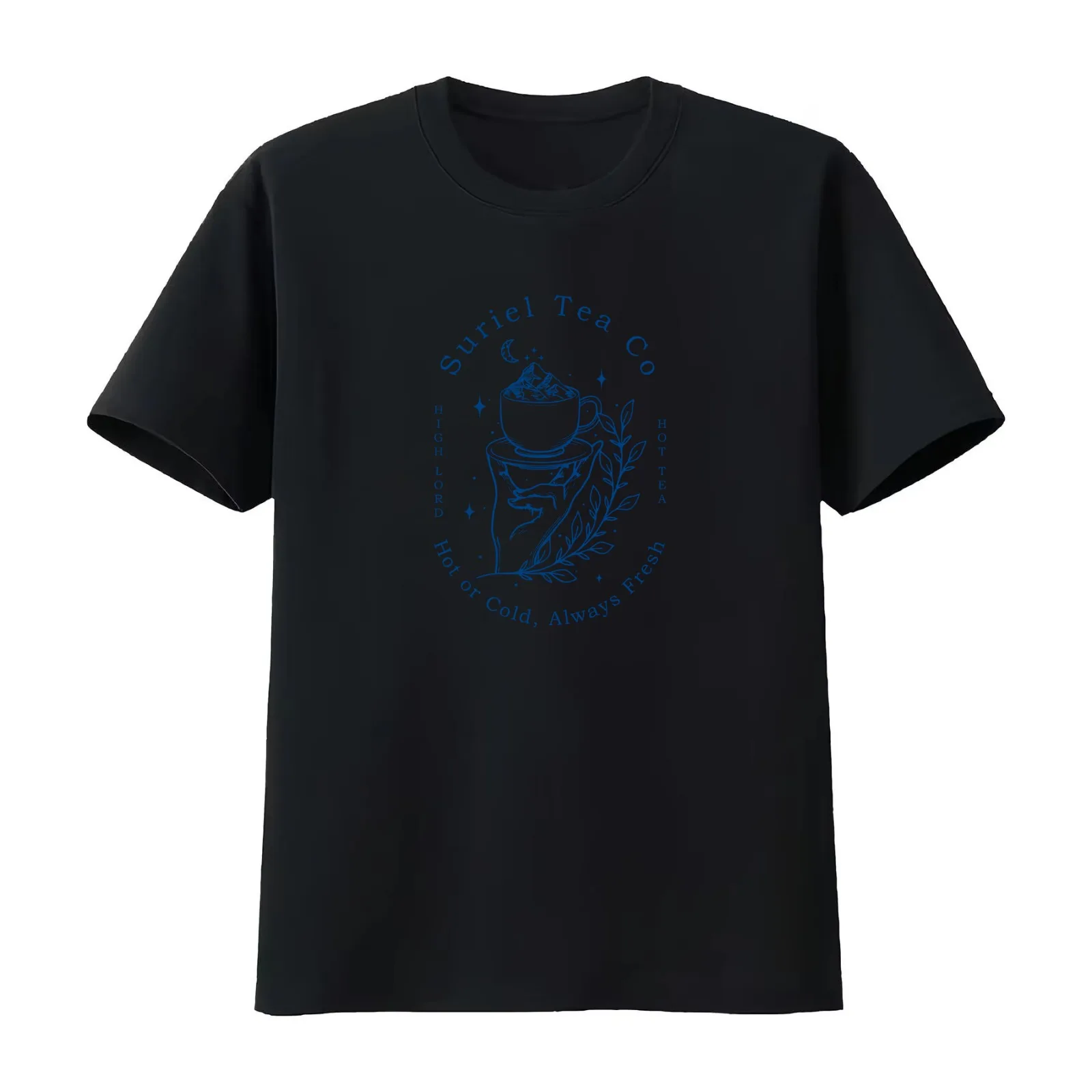 The Suriel Tea Co Funny Meme Suriel’s Tea Company ACOTAR Book Lover Suriel Spill The Tea WH2 T-Shirt Summer Casual Cotton Tee