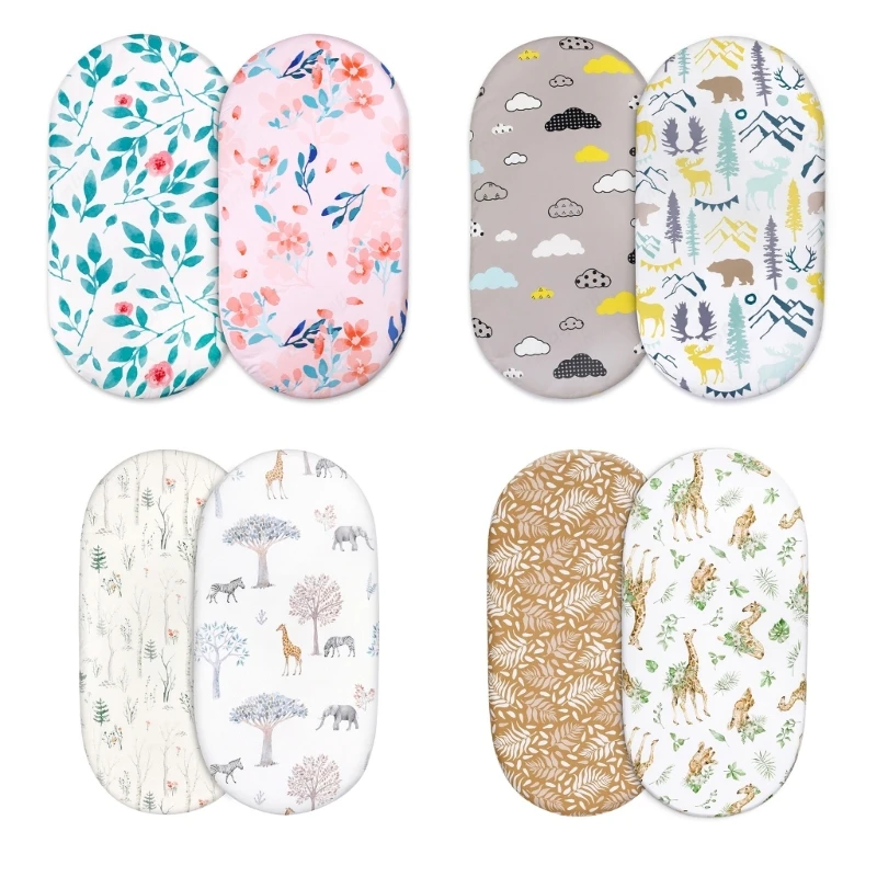 

2 шт. простыня для детской люльки для новорожденных, чехол для пеленания, мягкий и дышащий