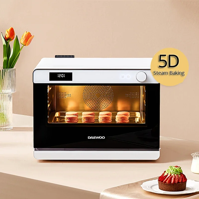 Forno a vapor elétrico com grelha, Kitchen Food Steamer, Mesa AIO, Multi-funcional, 26L