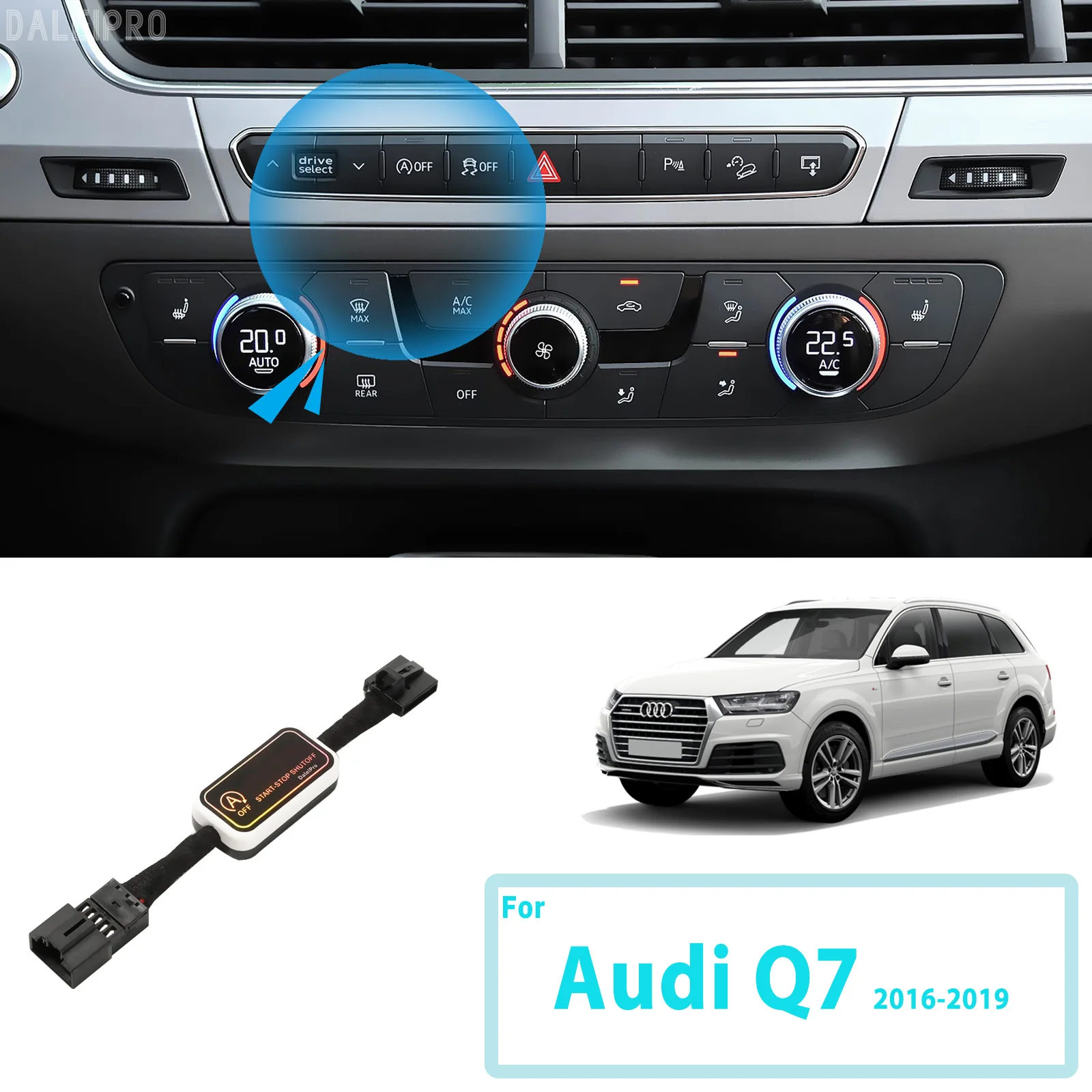 For Audi Q7 4M 2016 2017 2018 2019 Automatic Stop Start Engine System Disable Smart Shut Down Car Auto Start Stop Eliminator