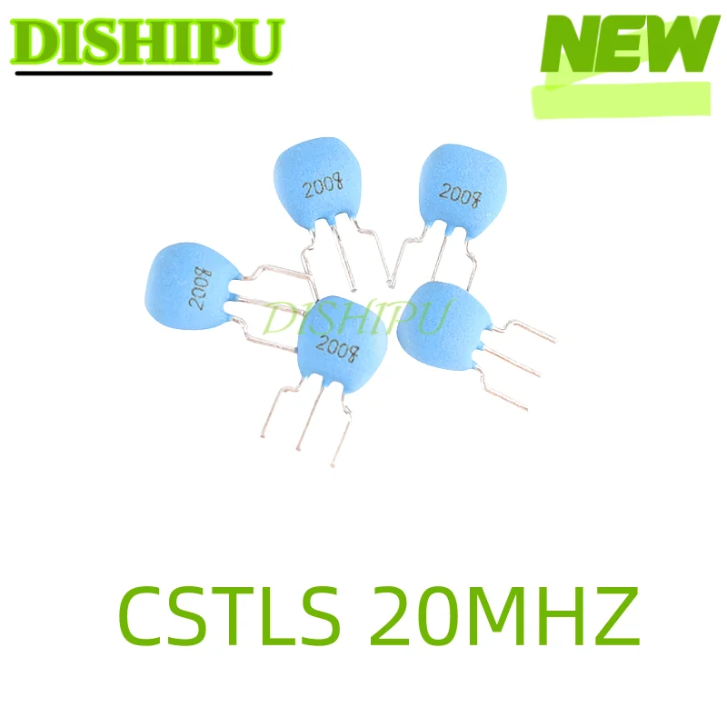 5PCS CSTLS 4MHZ CSTLS 6MHZ CSTLS 8MHZ CSTLS 10MHZ CSTLS 20MHZ In-line ceramic crystal oscillator 3 pin DIP-3