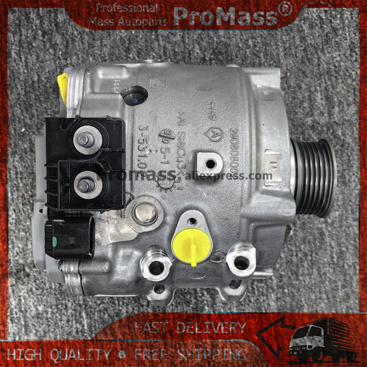 

New Alternator Generator Water-cooled 48V/250A for Audi A4 A6 A7 A8 Q7 Q8 B9 S4 4N0903028P 4N1903028A 4N0903028B