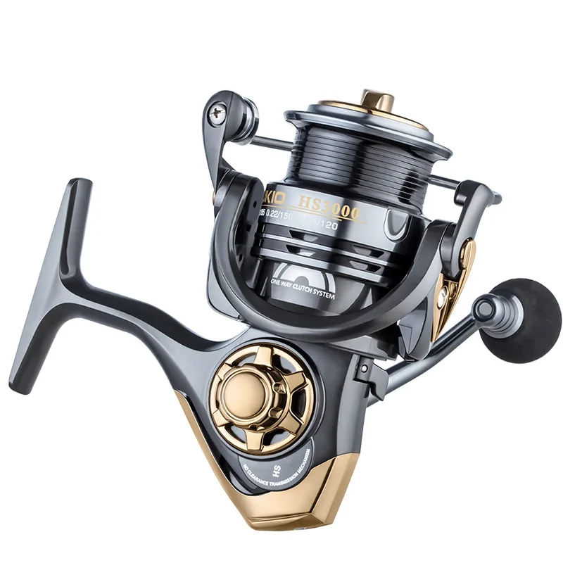 GTOFYU Brand High speed 7.1:1 Fishing Reel Upgrade 2000-5000 MAX Drag 20kg Spinning Reel sea long shot Fishing Bearing System