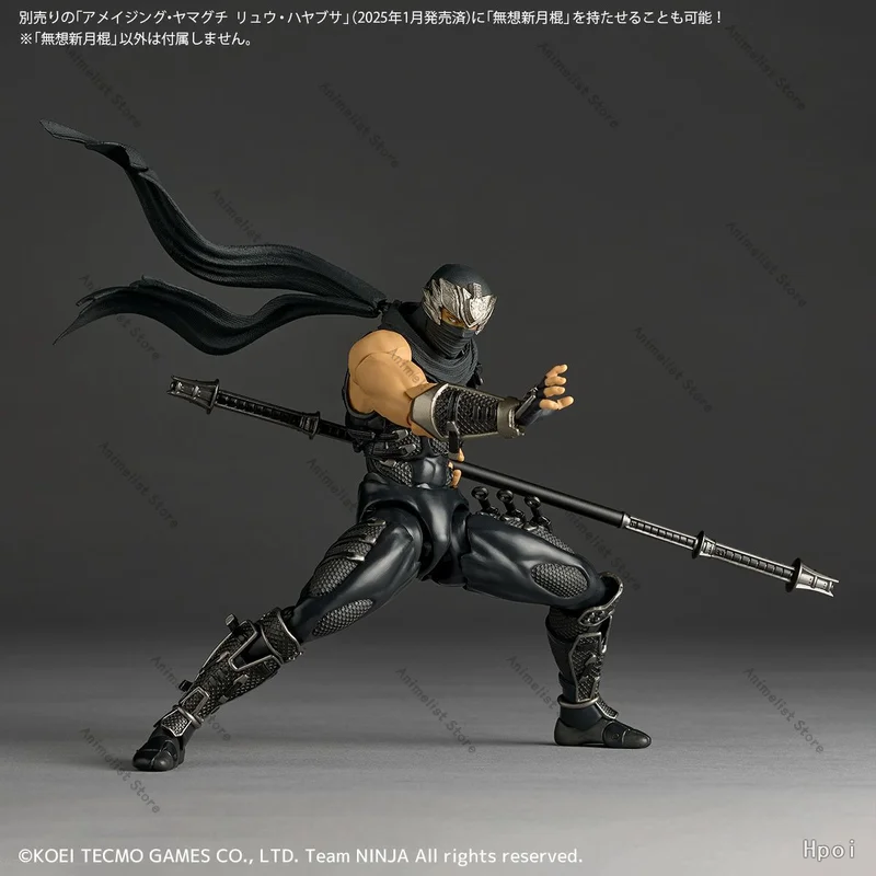 Original Kaiyodo Ryu Hayabusa  Action Figure Ninja Gaiden 3 Razor'S Edge Revoltech Amazing Yamaguchi Collection Model Toy Gift