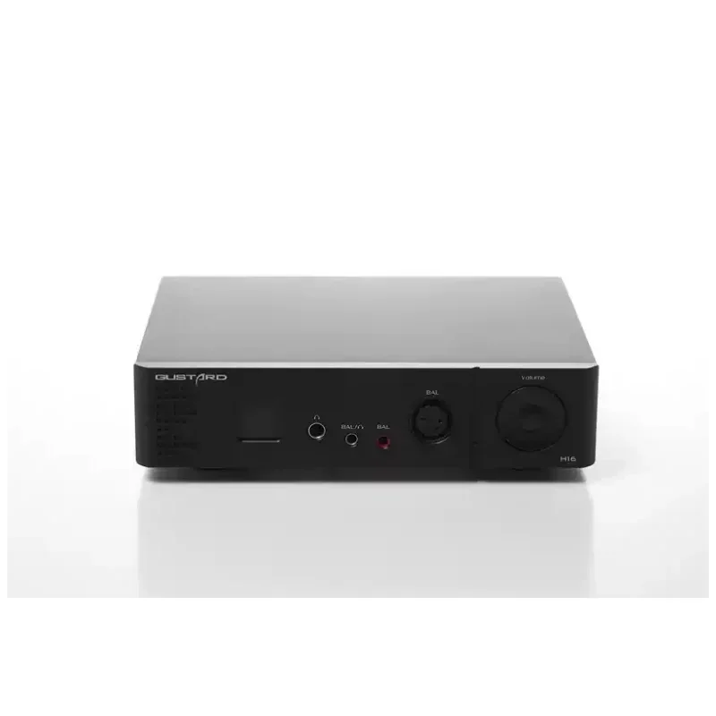 GUSTARD H16 Amplificador de fone de ouvido Hi-Res Display OLED XLR/RCA Pré-amplificador balanceado Grande companheiro decodificador Gustard X16