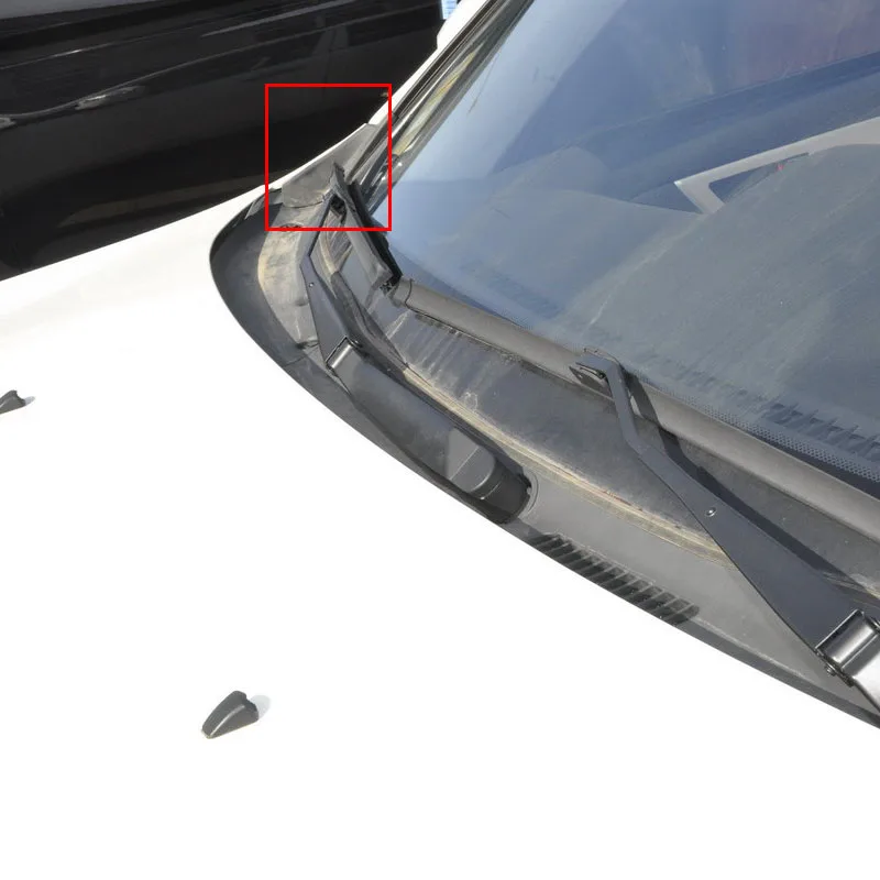 Car Front Windshield Wrap Corner Trim Wiper Side Cowl Trim Cover Lid Rain Collector Flow Board For Lifan X60 Car Accessories