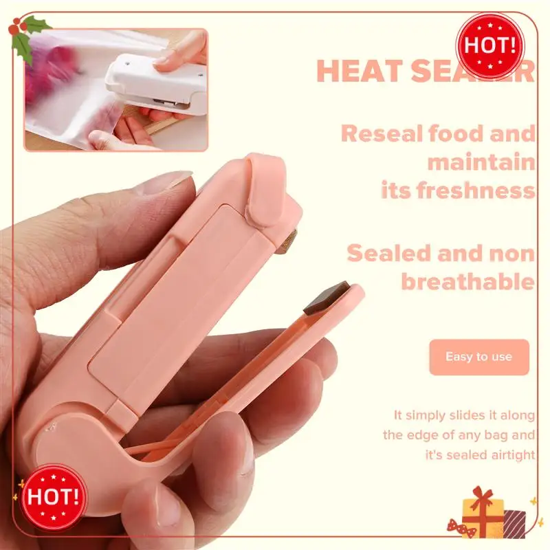 ABLE-Sealer プラスチックパッケージ保存袋ミニシール機便利なステッカーとシール食品スナックキッチンアクセサリー