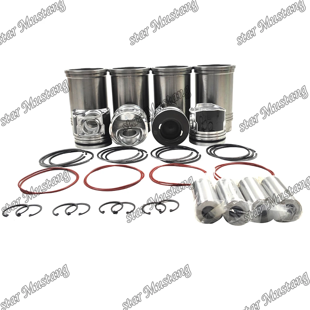 LR4105 Cylinder Liner Kit 102mm Suitable For Yuchai Engine Parts