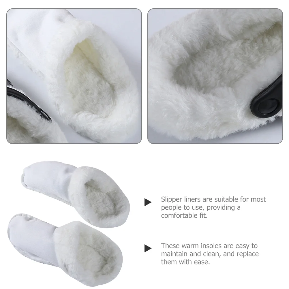 Sports Shoes Removable Cotton Covers Miss Man Sneakers Warm Boot Insoles Plush Furry for Slippers