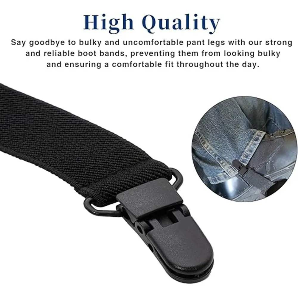 Fashion Adjustable Boot Straps Multi-functional Secure Fit Elastic Straps Anti-slip Waist Cinch Clip Belt Outdoor