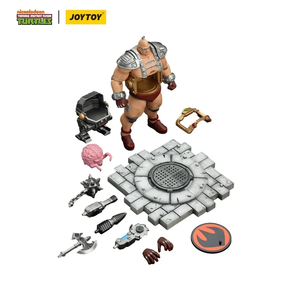 [Pre-Sale] JOYTOY Ninja Turtles Anime Action Figure TMNT-Krang Figurine Joint Movable Model Collection Toys Desktop Decor Gifts