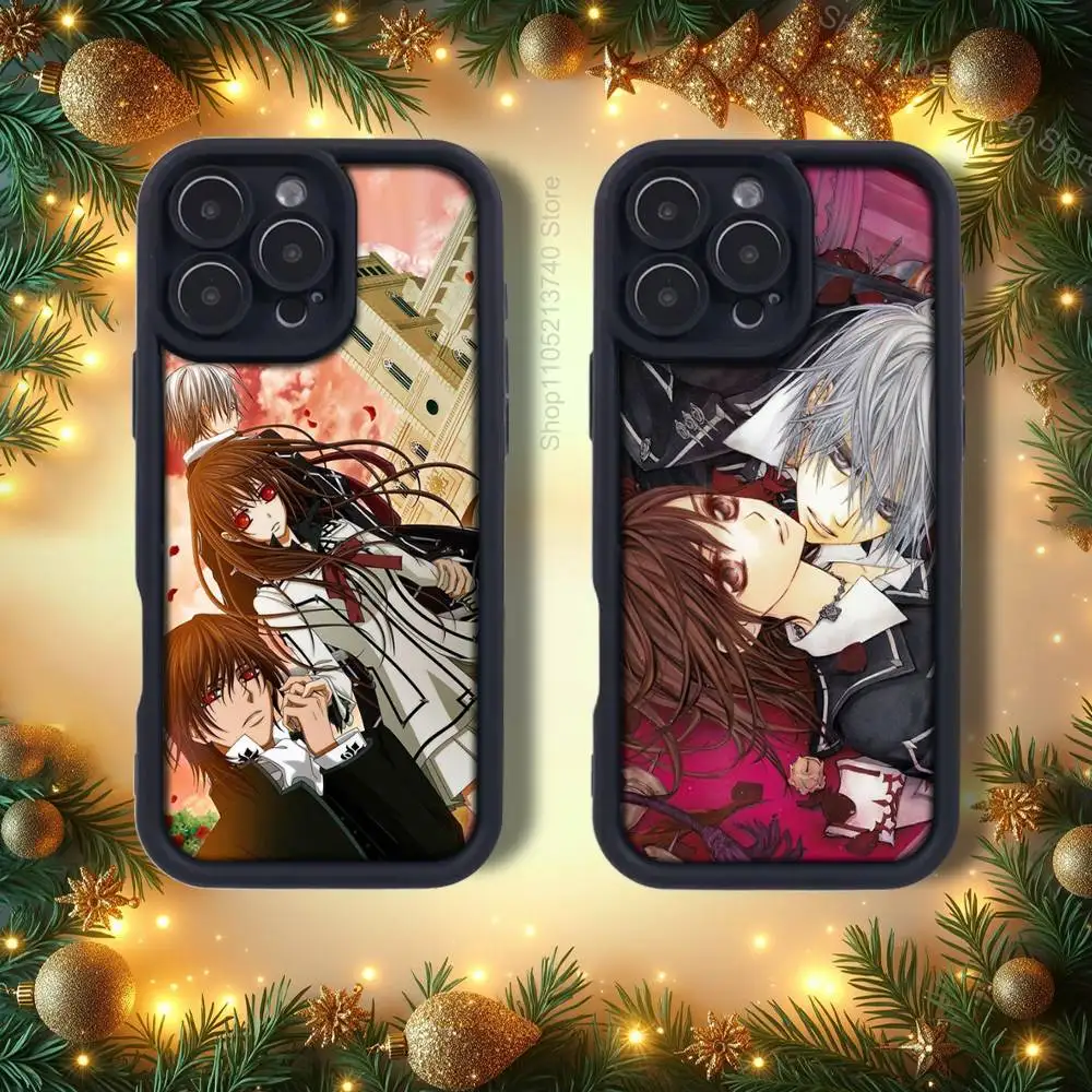 

V-Vampire Anime K-KnightS Phone Case For iPhone 14,12,17,15,11,13,16,Pro,E,Plus,Max,SE4,Air, emery Black Full Coverage TPU