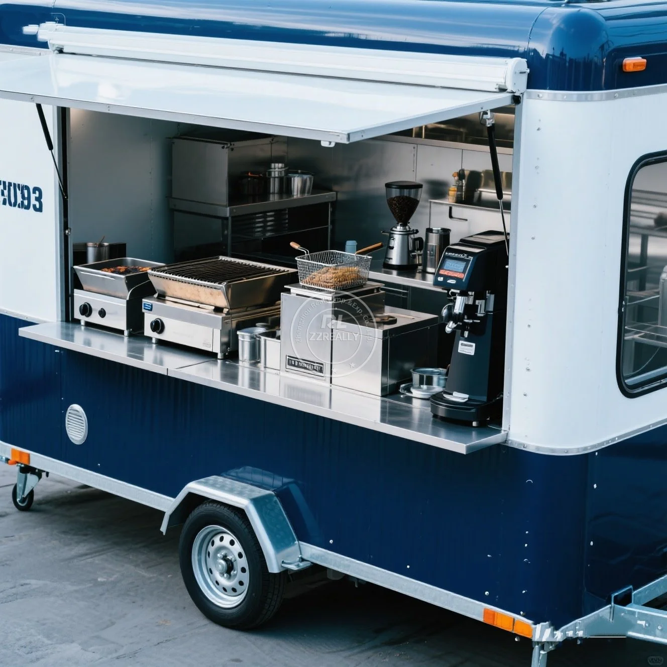 

Food Trailer Manufacturer Small Mobile Hot Dog Coffee Fast Food Vending Cart for Sale