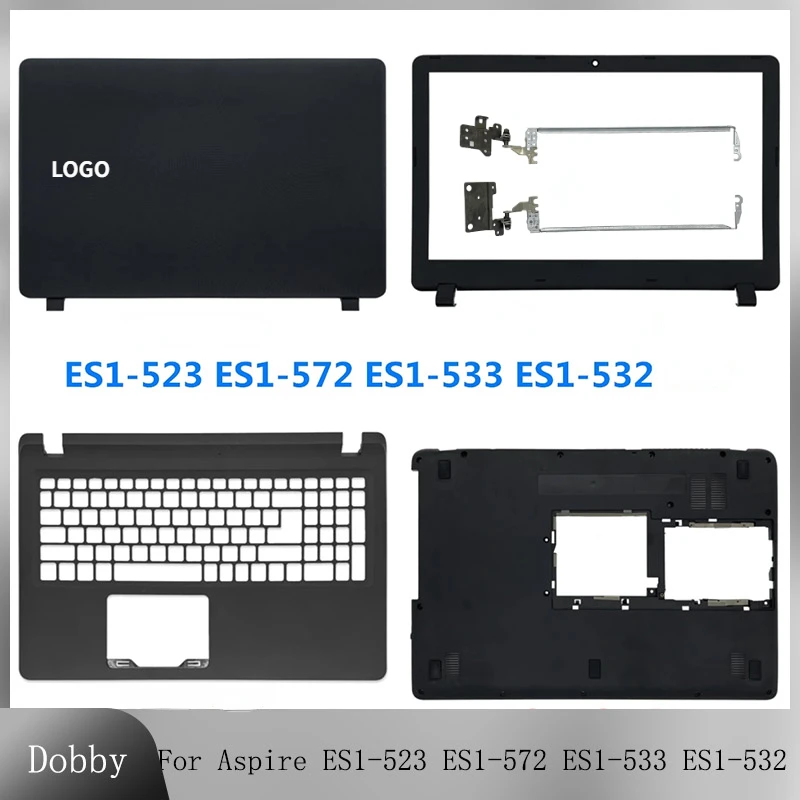 

New Laptop For Acer Aspire ES1-523 ES1-572 ES1-533 ES1-532 LCD Back Cover Case/Front Bezel/Upper Palmrest/Bottom Case/Hinges