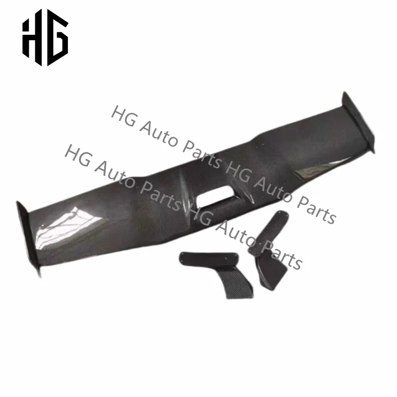 SD Style Real Carbon Fiber Car Rear Bumper Trunk Spoilers Wings For Lambo Huracan LP580 LP610 EVO Rear Spoiler