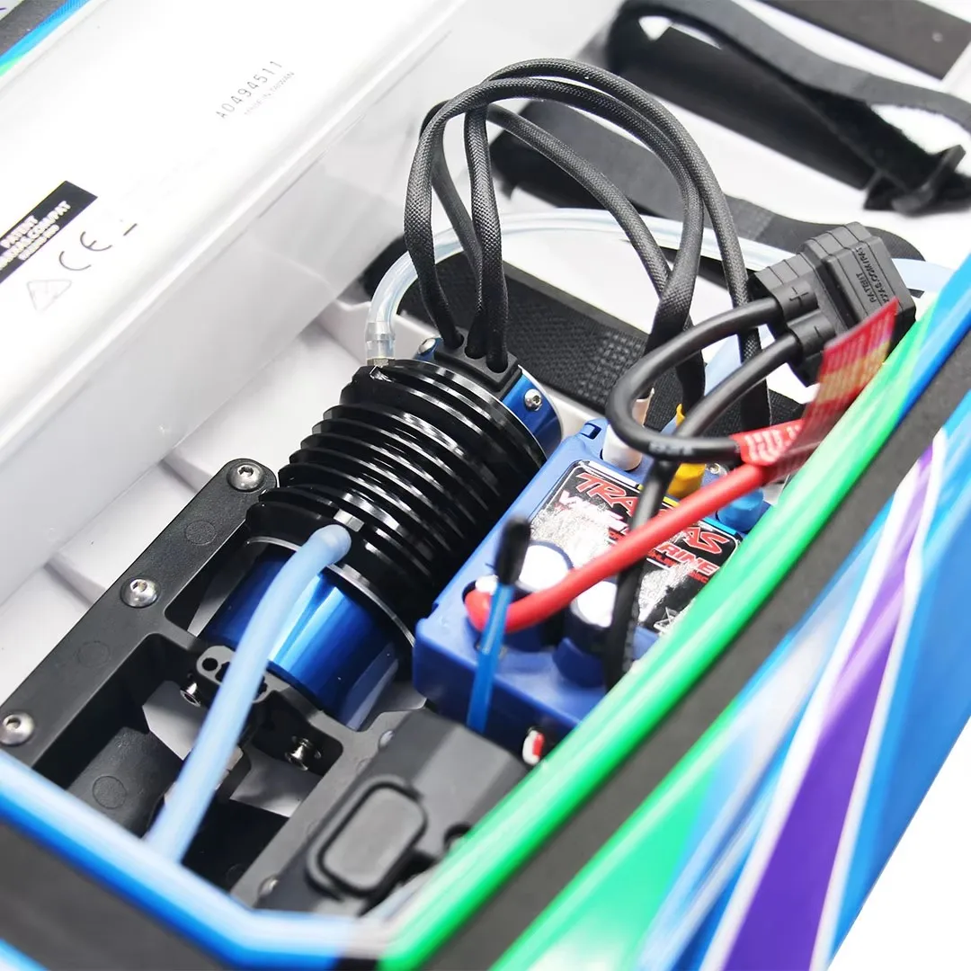 Hot Racing 36 มม.อลูมิเนียม Full Coverage Water Cooling Jacket สําหรับ TRAXXAS Spartan SR