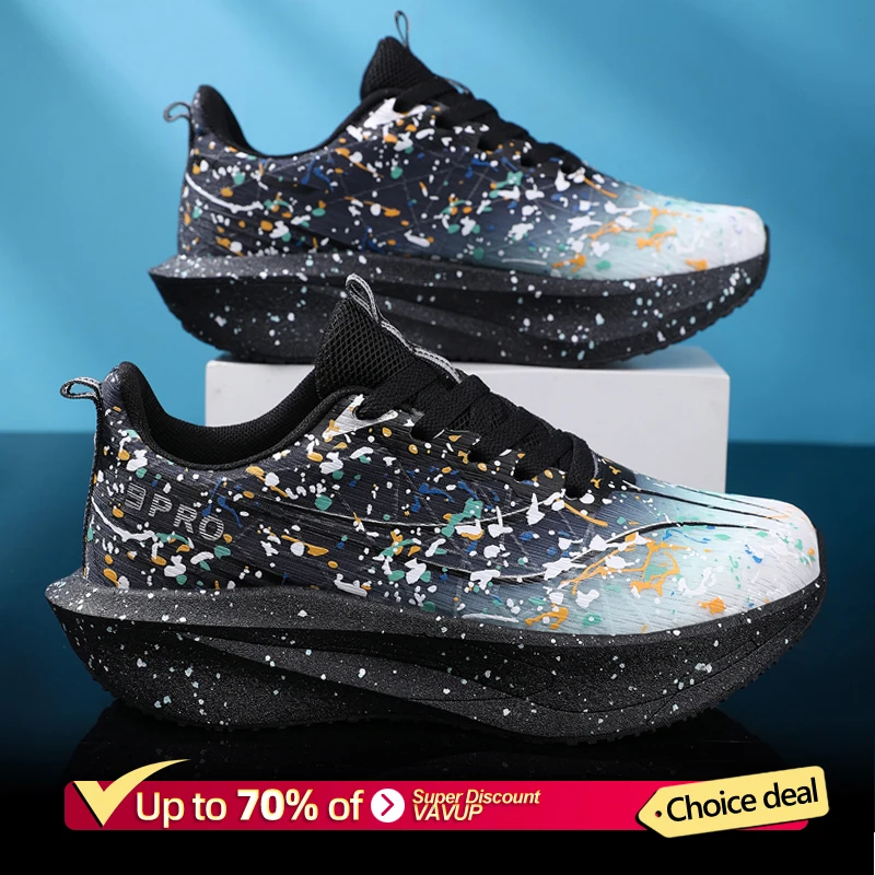 Marathon Men Running Shoes Carbon Board Speciality Sports Breathable Lightweight Women's Comfortable Chunta Athletic Sneakers