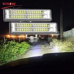 4/2/1pcs 12V-24V Car LED Work Light Bar Flood Spotlights Driving Fog Lamp Led Bar Work Light for 4x4 Offroad Truck Tractor Boat