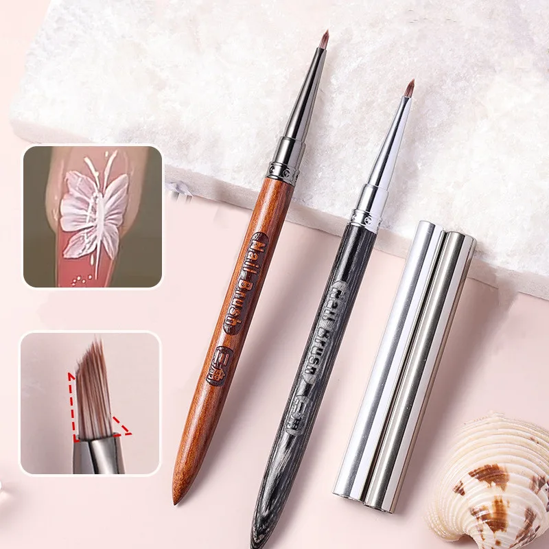 1PCS Triangular Brush Nail Art Brush Painting Drawing Pen Acrylic Gel UV Extension Brush Nail DIY Manicure Tools