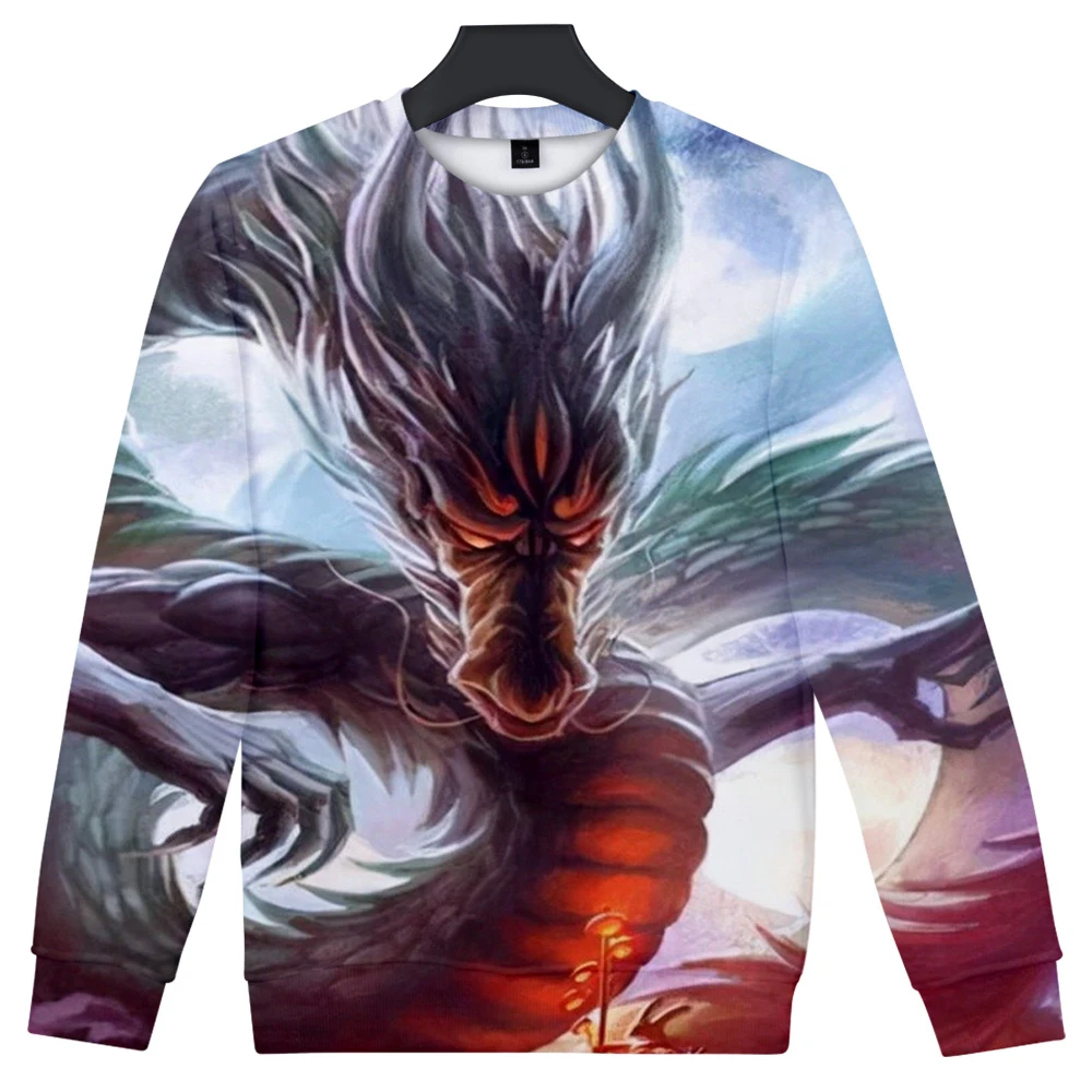 

crew neck sweater men's and women's clothing high street trend Fashion couple round neck long sleeves Tiger13