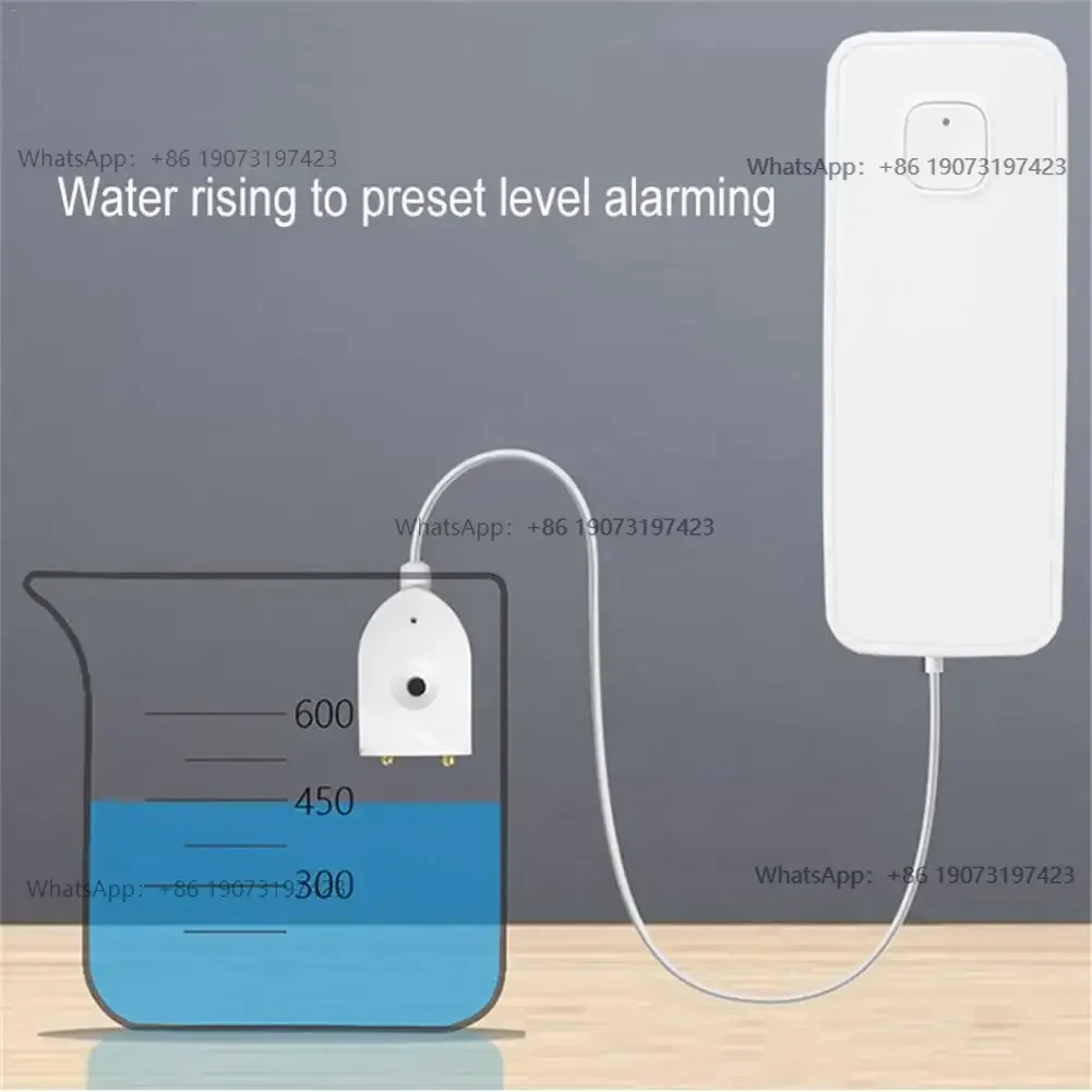 Smart Water Leak Sensor With Sound 80DB Detector Alarm For Smart Home Var Wifi Valve