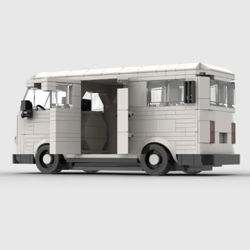 

Модель городского транспортного средства Moc, строительные кирпичи, городской Minibus T2 1997, технологические модульные блоки, подарки, рождественские игрушки, наборы «сделай сам», сборка