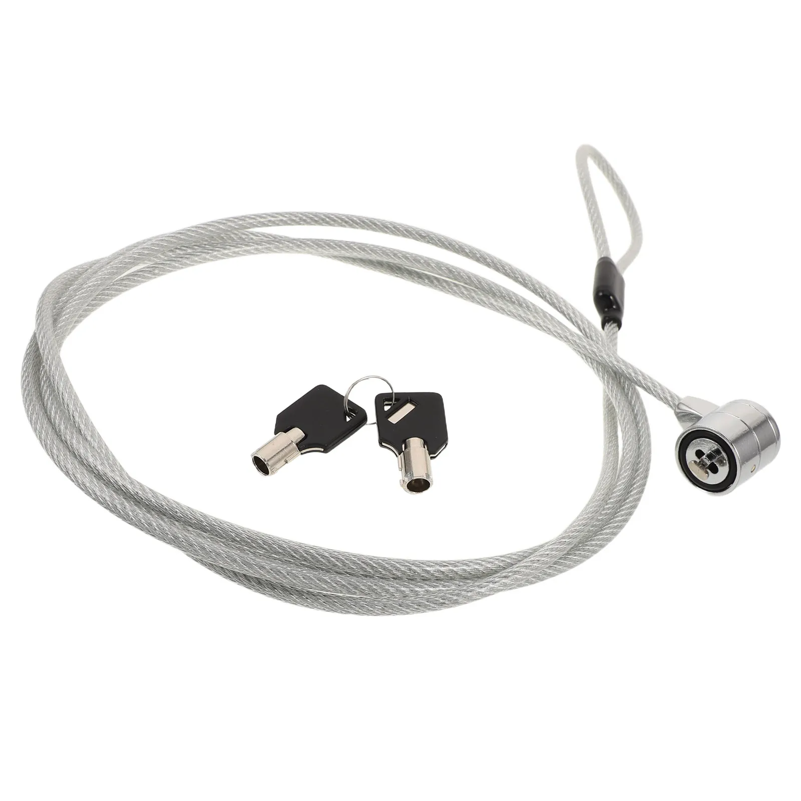 1Set Laptop Lock Cable Zinc Alloy Anti Theft Security Locking Cable for Notebook Projector Monitor Computer Security Protection - view 3