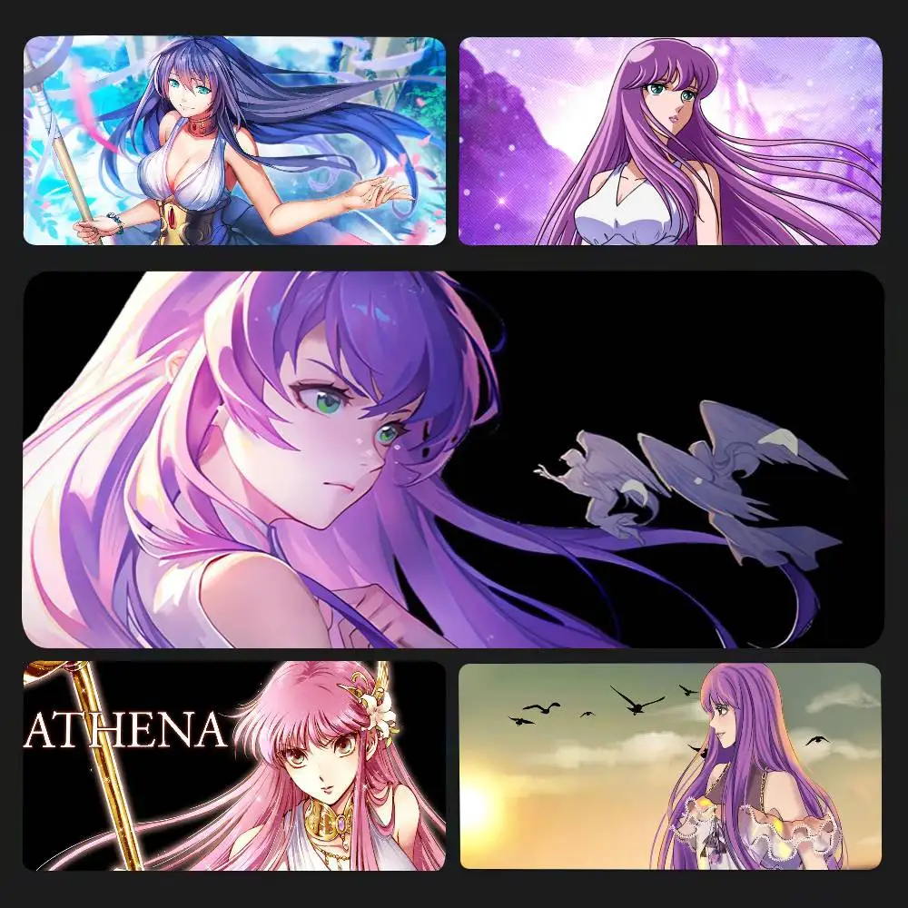 Athena Animation S-Saint S-Seiya Mousepad Non-slip Suitable For Office Computers Laptops E-sports Game Desk Mats XXL Keyboard