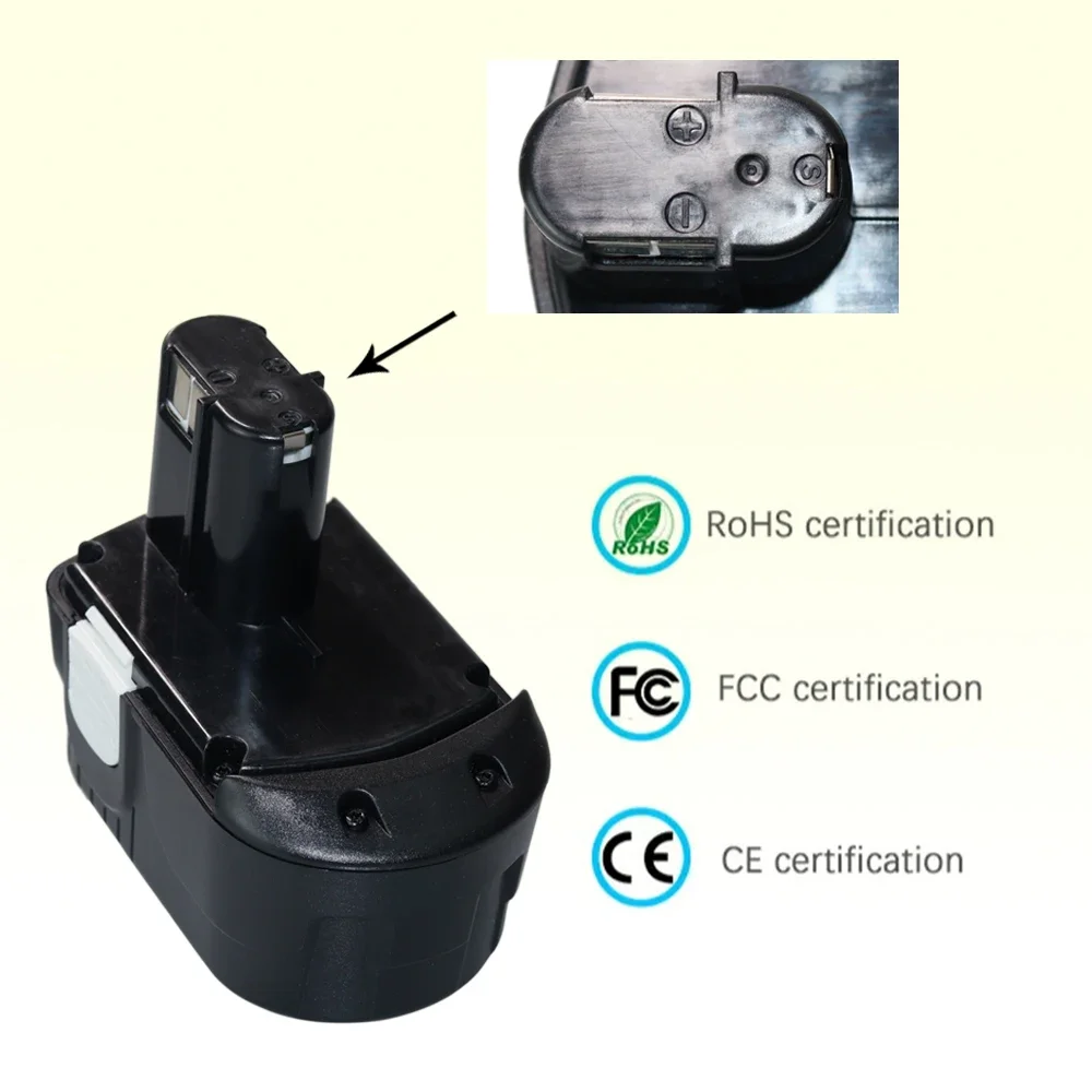 Batería de repuesto de iones de litio para HITACHI BCL1830, 18V, 4800/6800/9800mAh, BCL1815, 327730, 327731, EBM1830