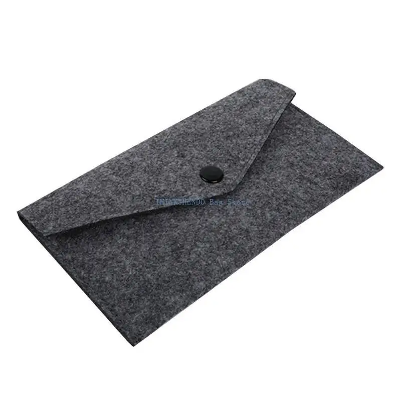 

340D Unisex Felt Coin Purse Bag Women Girls Simple Coin Wallet for Case Casual Money Change Card for Key Holder Solid C